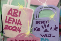 Abi Banner Abi Plakat Abiturposter Lena Hollidt 2024