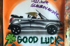 Abi Banner Abi Plakat Abiturposter Lilli Wörner The final countdown 2022