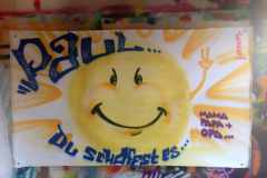 Abi Banner Abi Plakat Abiturposter  Paul Du schaffst es … 2015