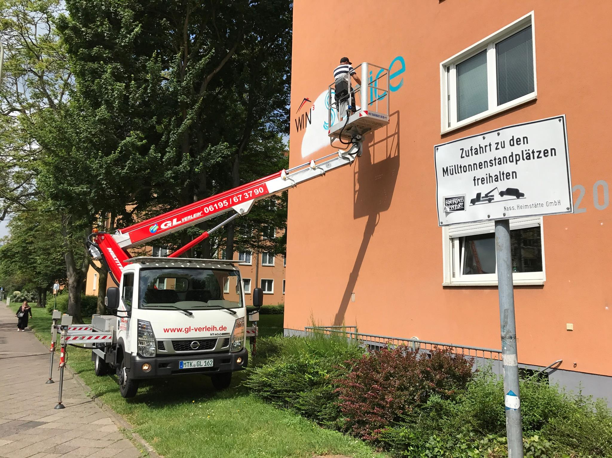 Fassade Nassauische Heimstätten WIN3 Frankfurt-Niederrad 2017