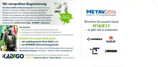 Kadigo Event, 2016 Grafik Anke Wenderoth, Königstein