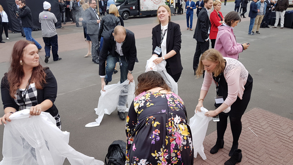 Graffiti Urban Art Spray Event for Dimension data meeting at Kommune2010, Offenbach 2018.