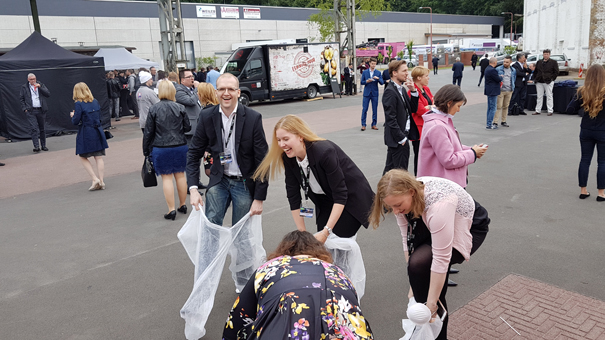 Graffiti Urban Art Spray Event for Dimension data meeting at Kommune2010, Offenbach 2018.
