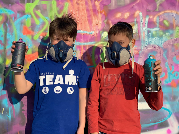 Mobiler Geburtstags Graffiti Workshop Dirt College 2019, Dietzenbach