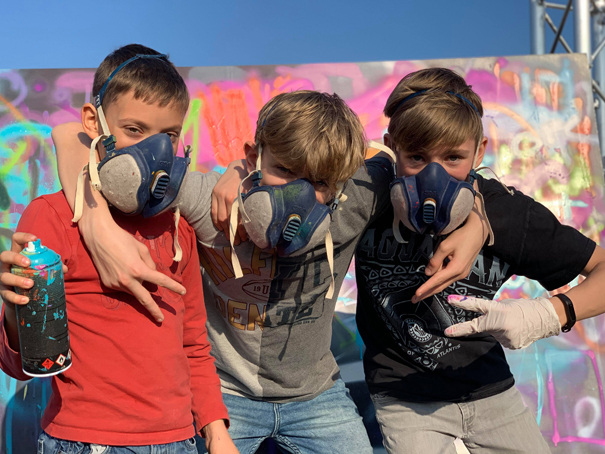 Mobiler Geburtstags Graffiti Workshop Dirt College 2019, Dietzenbach