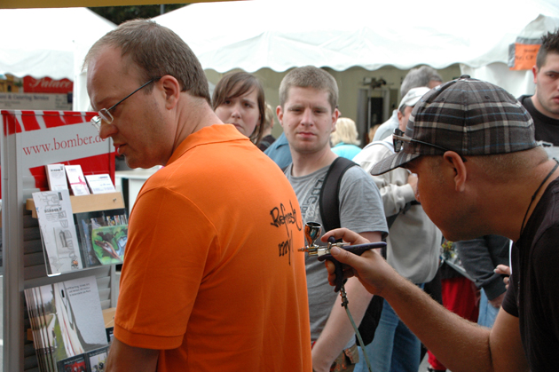 Museumsuferfest MUF Live Street Art Airbrush 2010/2011