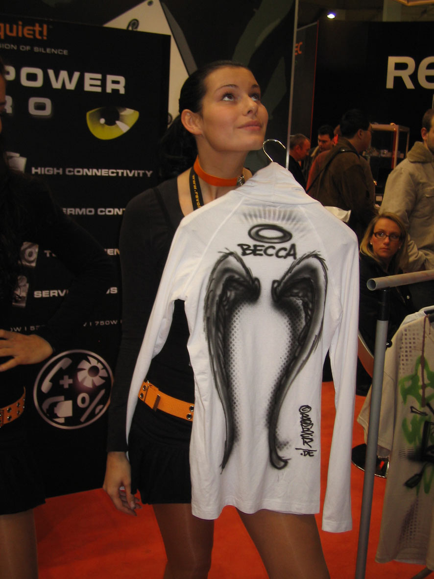 Revoltec Cebit Live Street Art Airbrush 2007