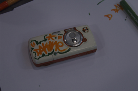 Street Art airbrushing and customizing for 37 grad and the client Canon photoprinter at Saturn Hansa Munich 2008