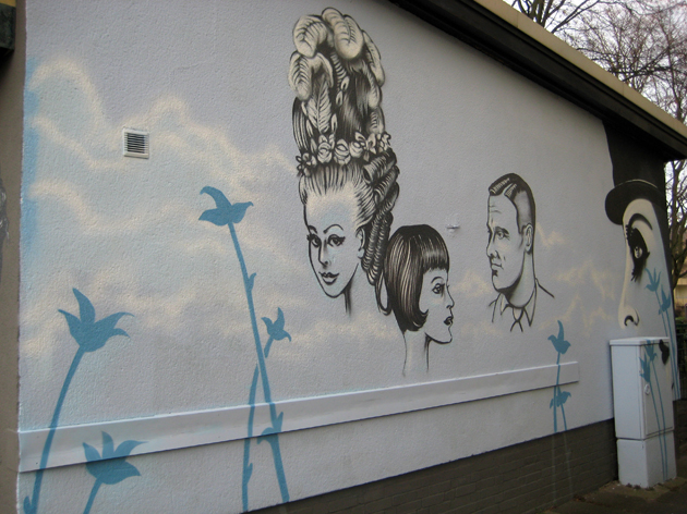 Fassade Eschersheimer Landstraße 264, Frankfurt, 2007