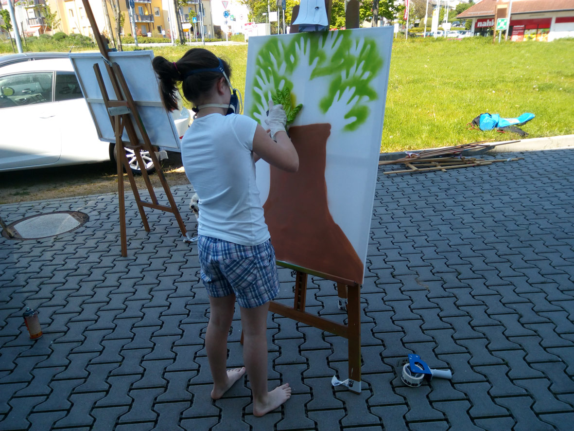 Geburtstags Graffitiworkshop