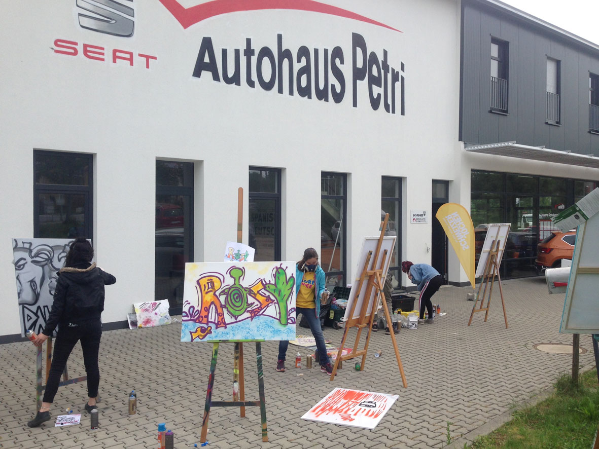 Jochen-Schweizer Graffiti Workshop 