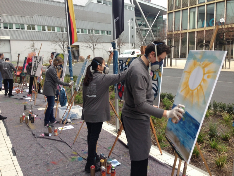 Capri by Fraser Mitarbeiter Incentif Teambuilding Graffiti Workshop  2016