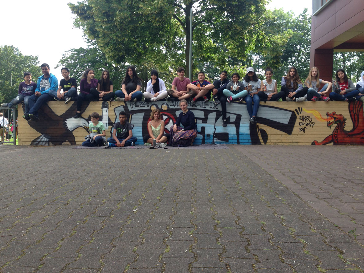 Helene Lange Schule Höchst Graffiti Workshop 2015