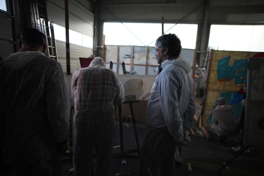 Educated fools
From uneducated schools: Urban Art Spray Graffitiworkshop for the EZB/ECB, 2019