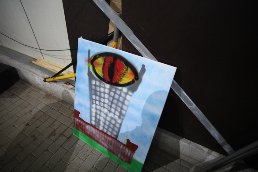 Educated fools
From uneducated schools: Urban Art Spray Graffitiworkshop for the EZB/ECB, 2019