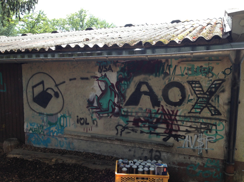 Montessori Zentrum Hofheim Graffiti Workshop 2015