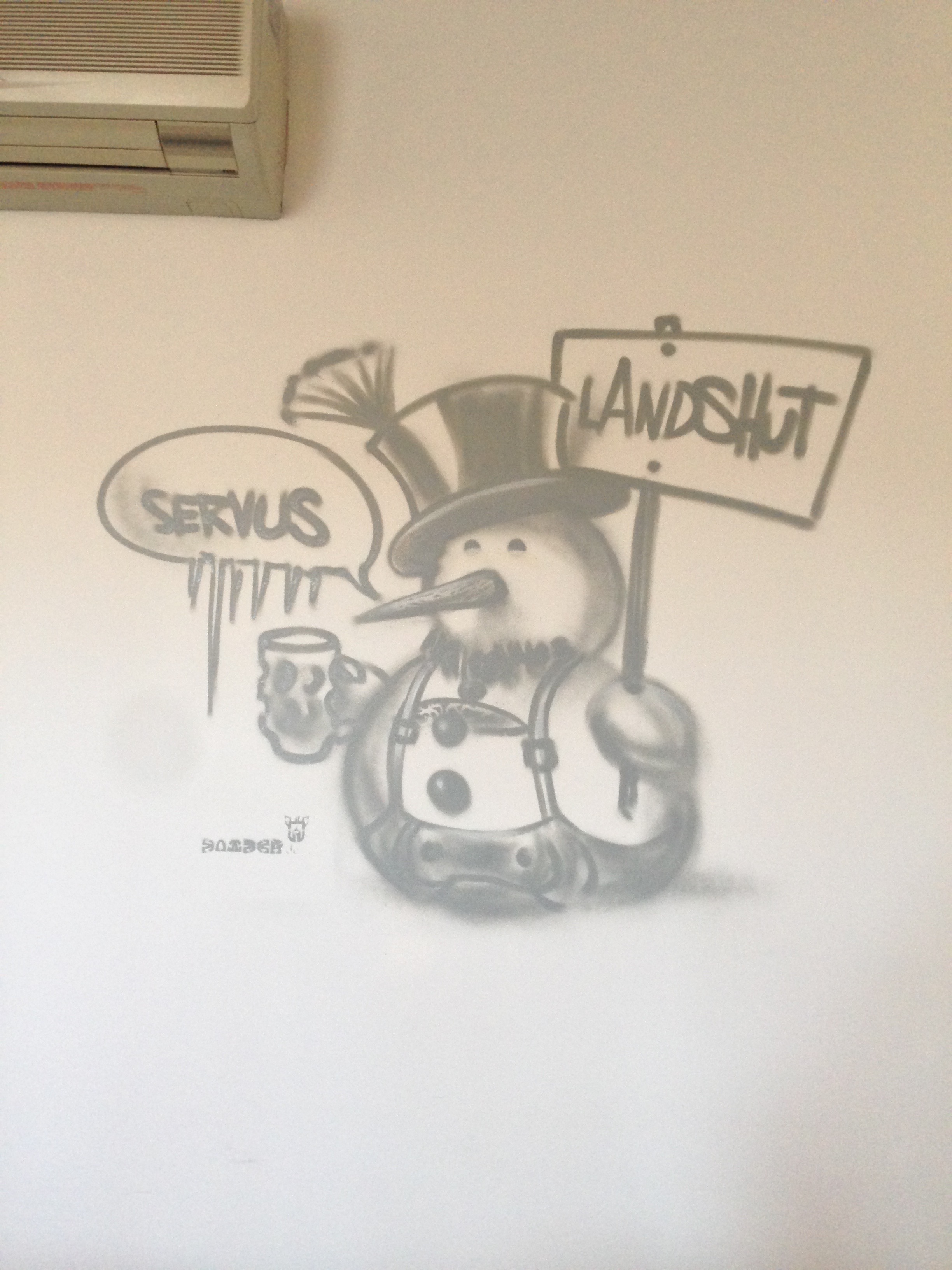 Servus Landshut Schneemann/snowmanMichel Hotel Landshut , 2018