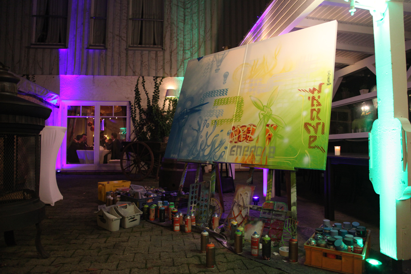 Live Corporate Graffiti Art for Effycor, Alte Bergmühle, Dreieich 12-2017