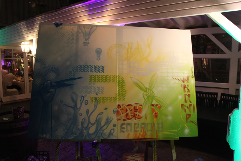 Live Corporate Graffiti Art for Effycor, Alte Bergmühle, Dreieich 12-2017