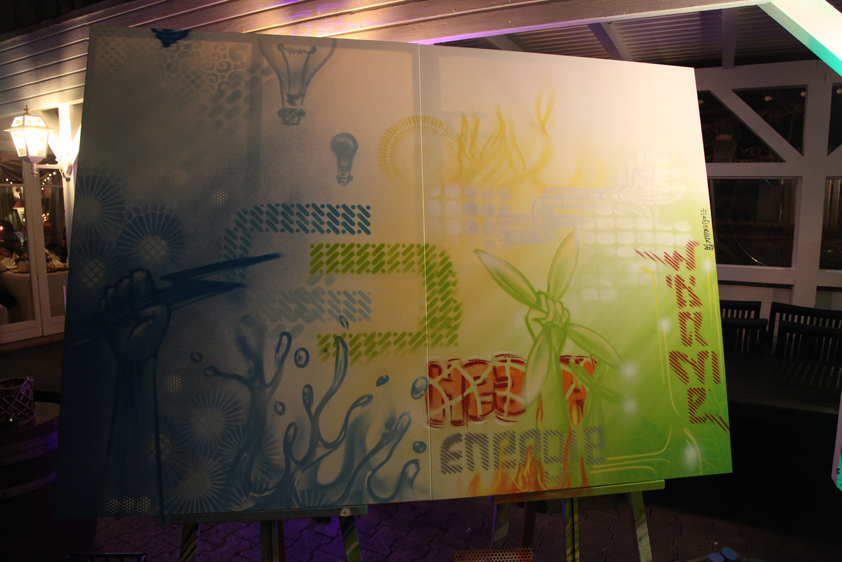 Live Corporate Graffiti Art for Effycor, Alte Bergmühle, Dreieich 12-2017