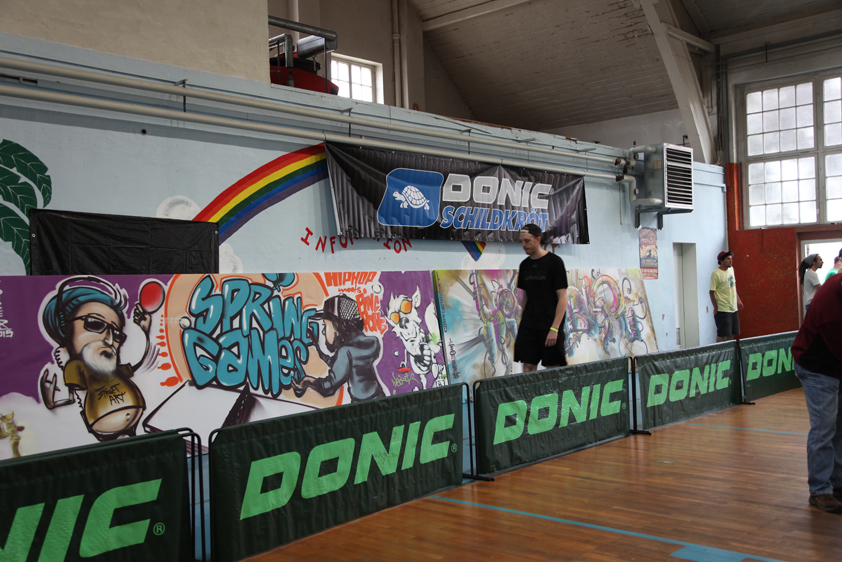 Spring Games style artwork on framed canvas by Bomber @ Spring Games, Heidelberg 2015