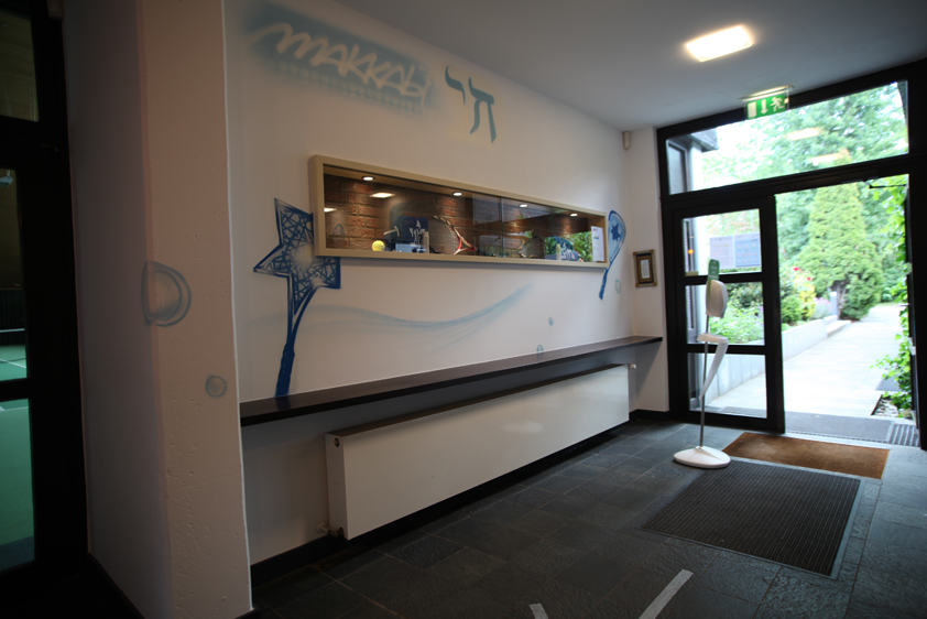 Makkabi Tennis & Squashpark Frankfurt-Ginnheim freestyle Spraycan Artwork/Aerosol Art, 2020