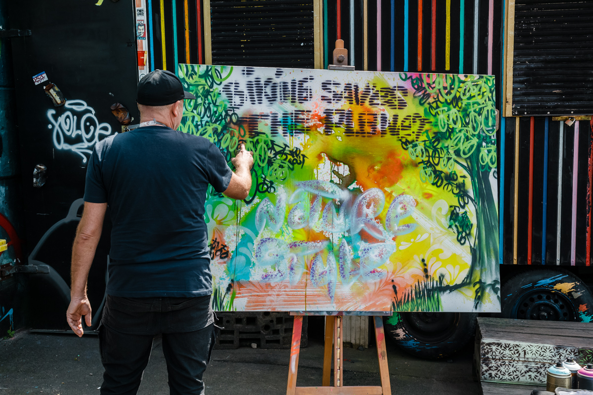 Live Graffiti/Street Art auf Leinwand 2022 Copyright by Marc Jacquemin | Photography | www.achtung.photo