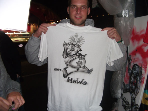 Museumsuferfest MUF Live Street Art Airbrush 2010/2011