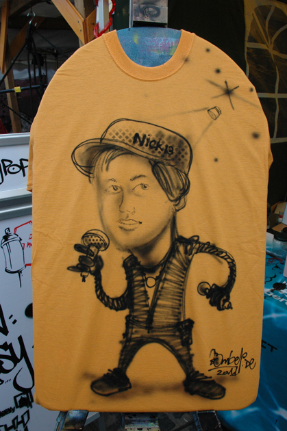 Museumsuferfest MUF Live Street Art Airbrush 2010/2011