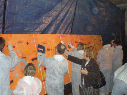 Nissan Qashqai Launch Live spraycan art/Urban Art Graffiti Workshop, Autohaus Hornbacher Kelkheim 2007