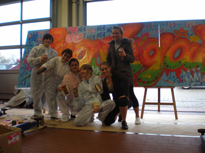 Nissan Qashqai Launch Live spraycan art/Urban Art Graffiti Workshop at Car shops in Germany 2007