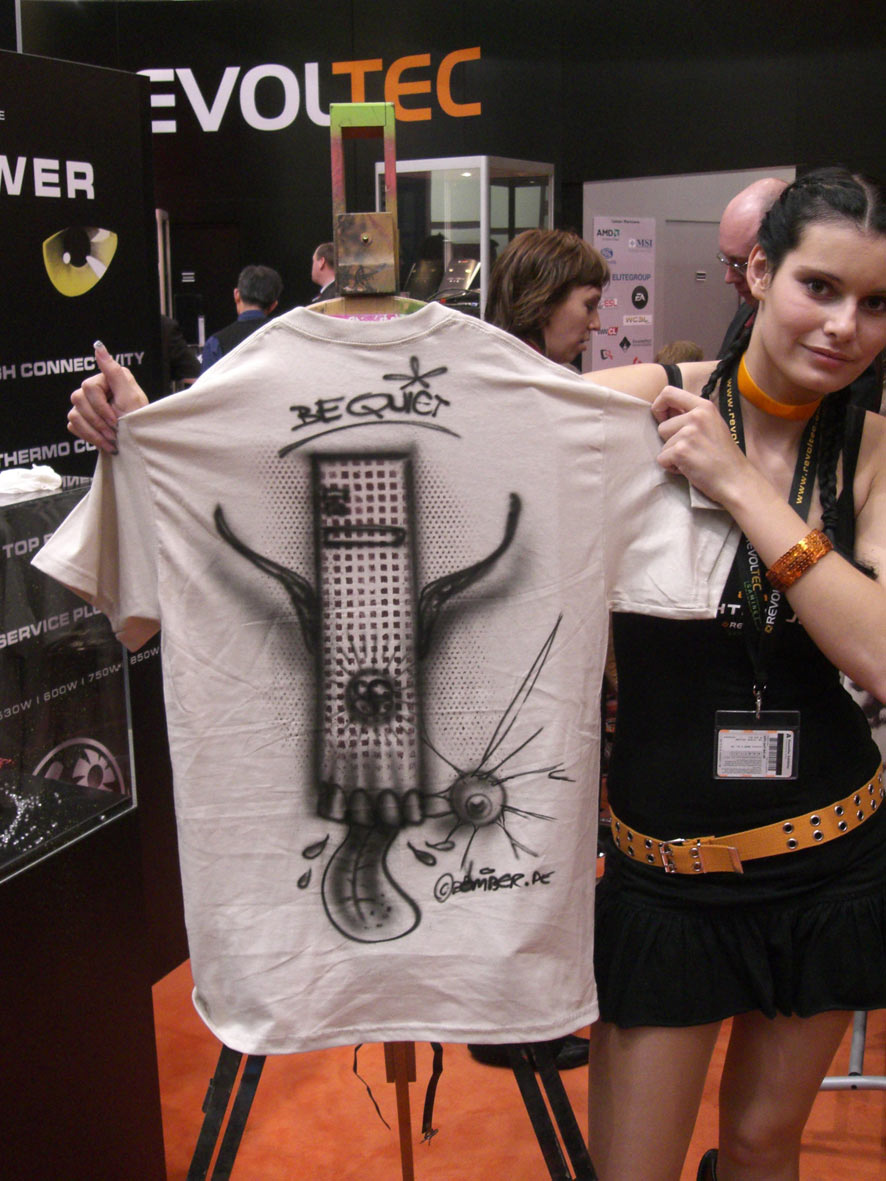 Revoltec Cebit Live Street Art Airbrush 2007