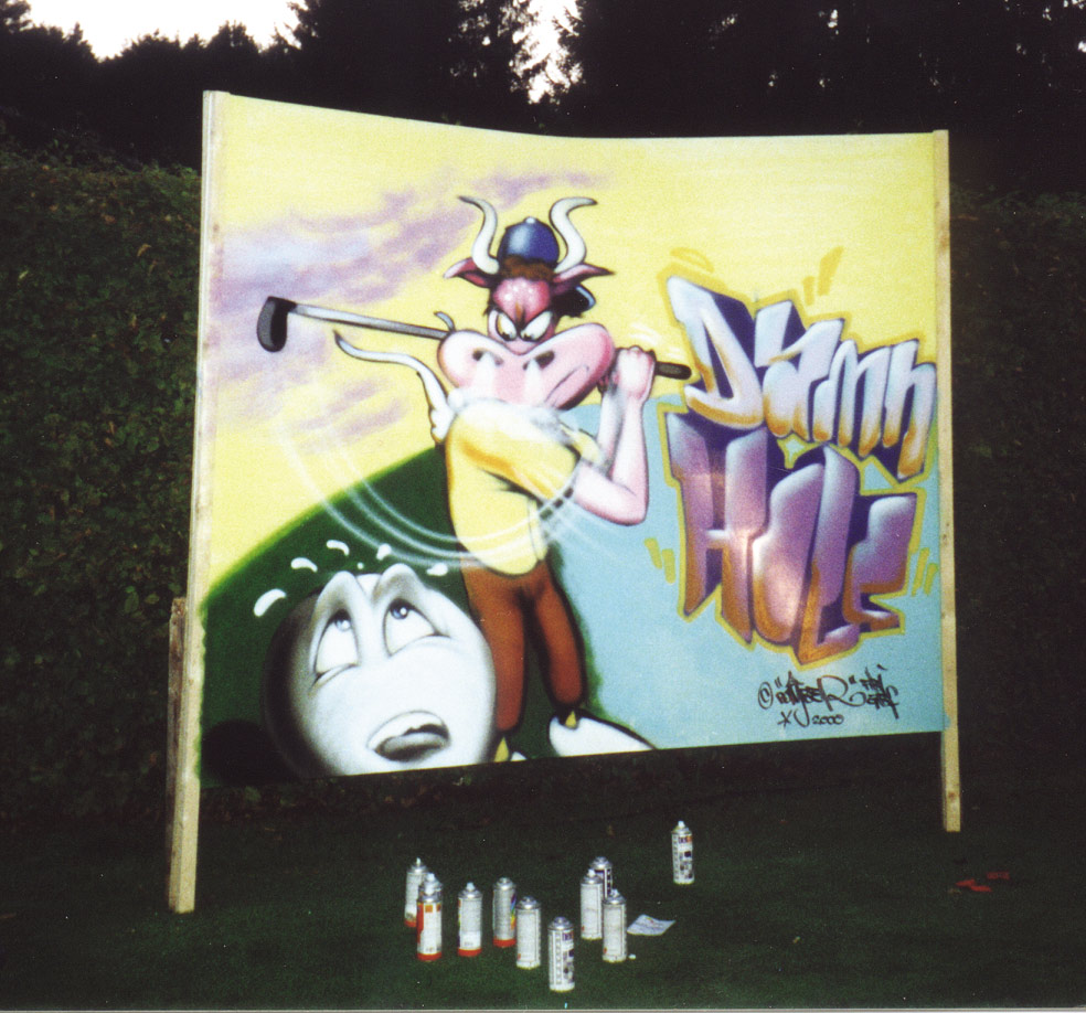 Surface for Red Bull, Golf Tournament BMW open Munich-Strasslach 2000