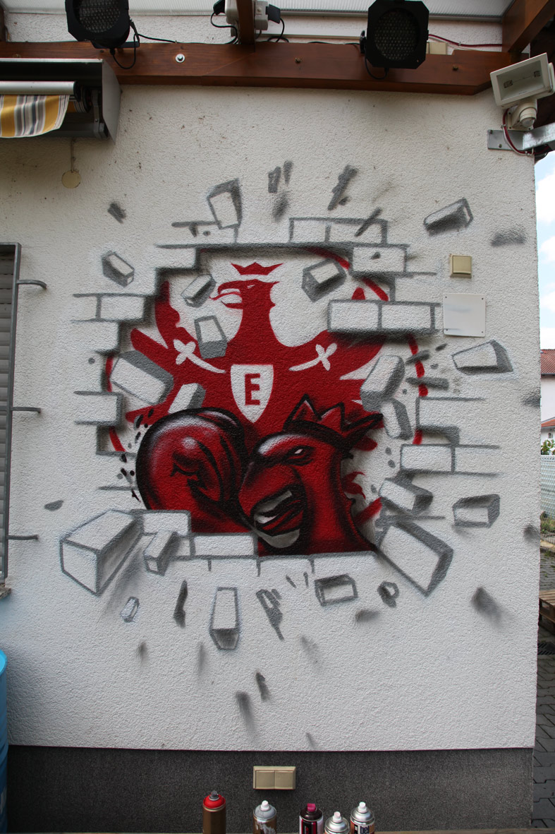 SGE Logo Eintracht Adler Druckerei Weinreich Schöneck 2014