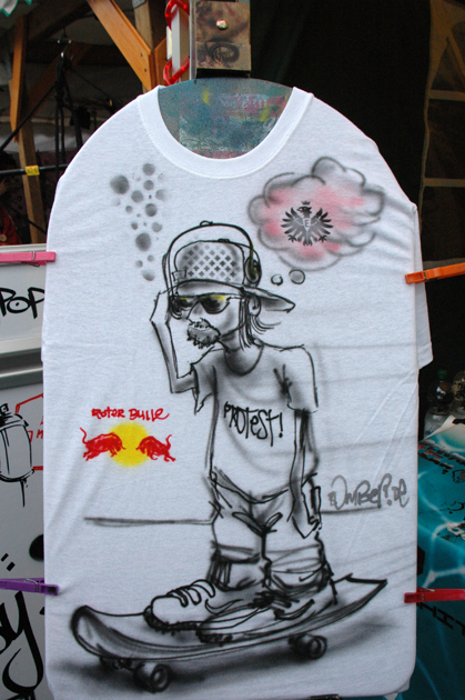 Museumsuferfest MUF Live Street Art Airbrush 2010/2011