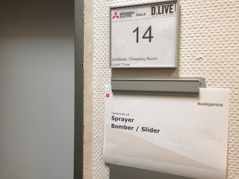 Live Graffiti Art for 30th anniversary itelligence Mitsubishi hall, Düsseldorf, Germany 2019.