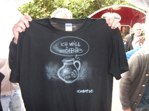 Museumsuferfest MUF Live Street Art Airbrush 2010/2011