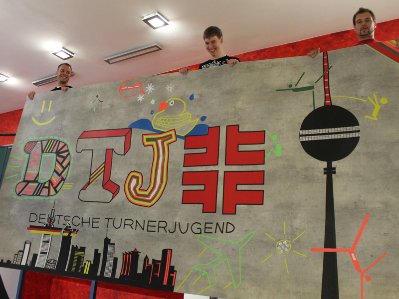 Tape Art Workshop DTJ Deutsche Turner Jugend 2014