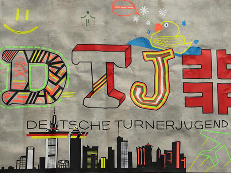 Tape Art Workshop DTJ Deutsche Turner Jugend 2014