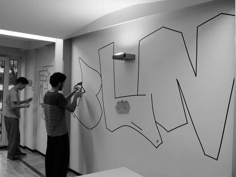 Tape Art Workshop DTJ Deutsche Turner Jugend 2014