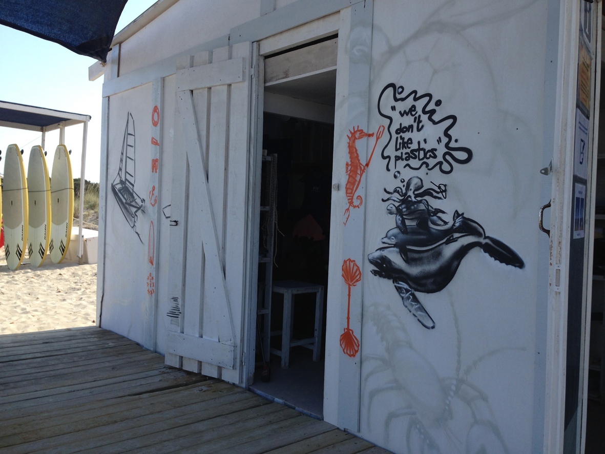 We dont like plastic Wet4fun Sailing station Formentera, Baleares, 2018
