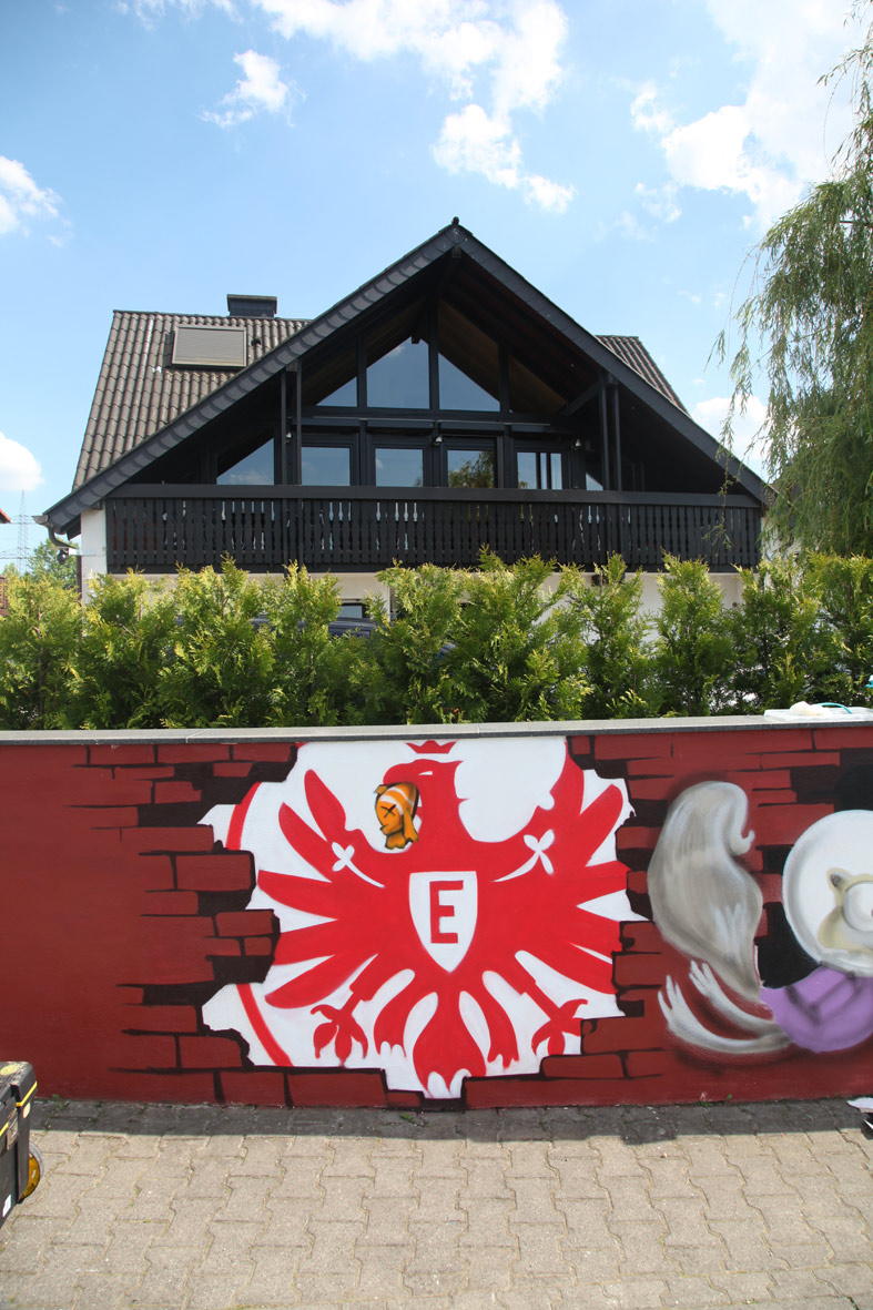 SGE Logo Eintracht Adler Druckerei Weinreich Schöneck 2014