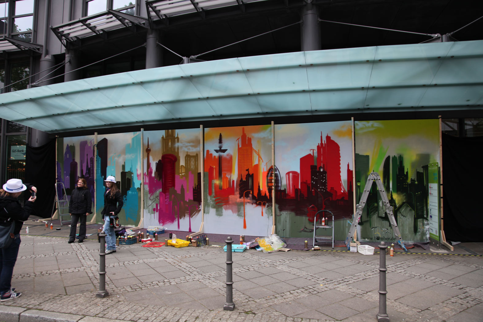 Live Graffiti Art, Wolkenkratzer Festival Hitradio FFH, 2013