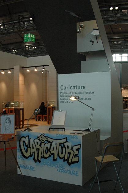 Live Graffiti your name at fair Paperworld, Frankfurt 2009