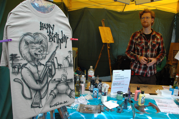 Museumsuferfest MUF Live Street Art Airbrush 2010/2011