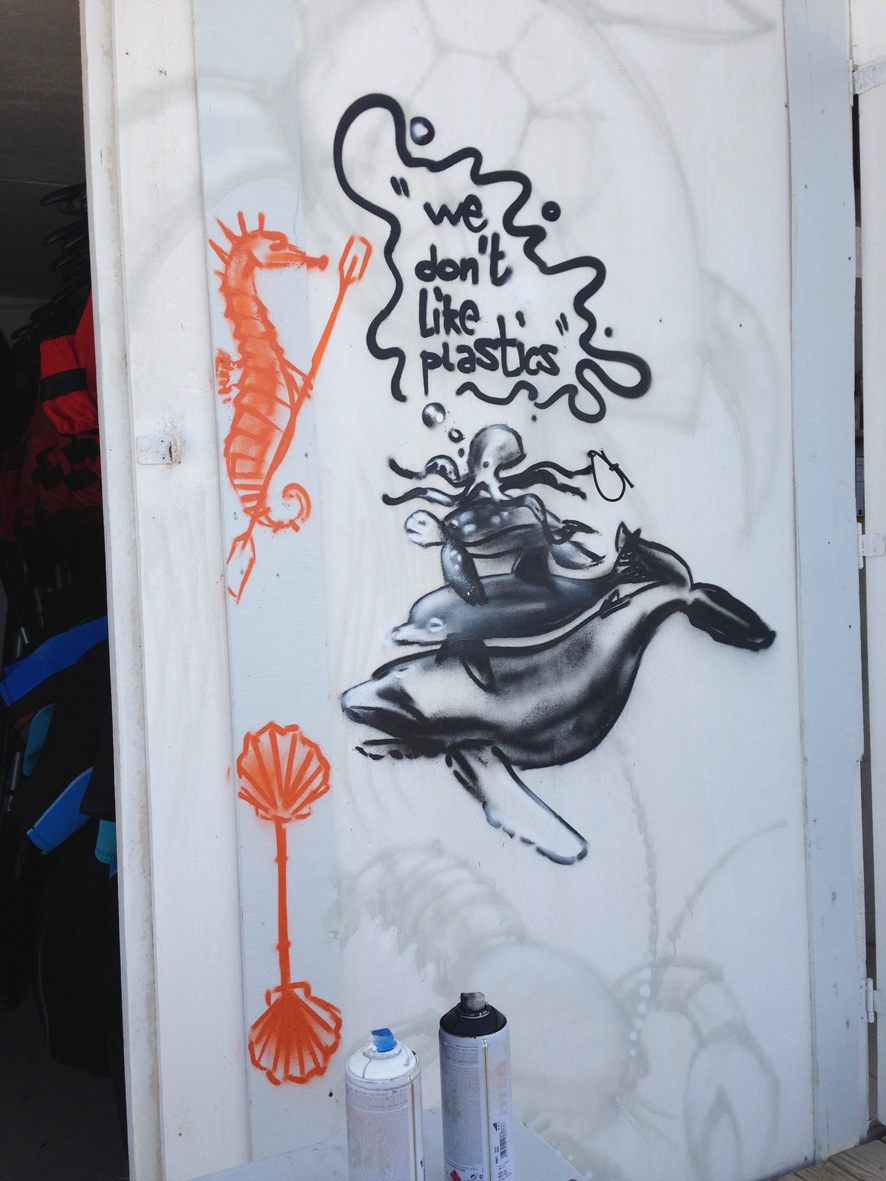 We dont like plastic Wet4fun Sailing station Formentera, Baleares, 2018