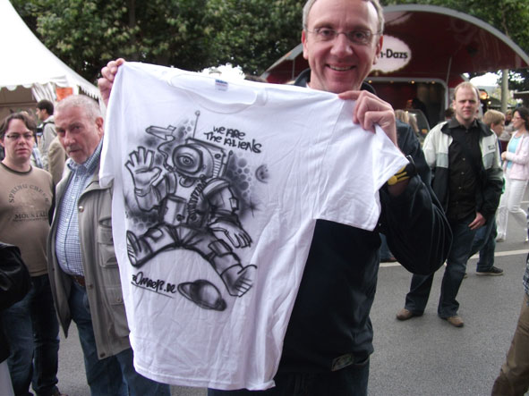 Museumsuferfest MUF Live Street Art Airbrush 2010/2011