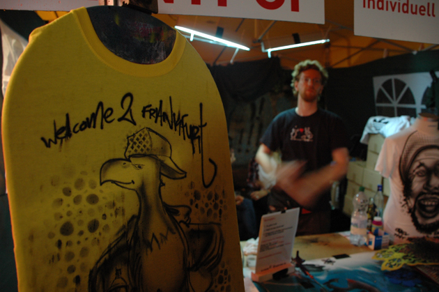 Museumsuferfest MUF Live Street Art Airbrush 2010/2011