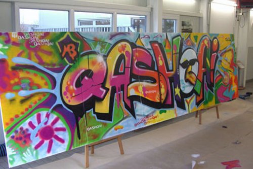 Nissan Qashqai Launch, artwork on canvas 2007 for Renault/Nissan AG, Cologne