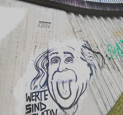 Albert Einstein-Werte sind relativ …